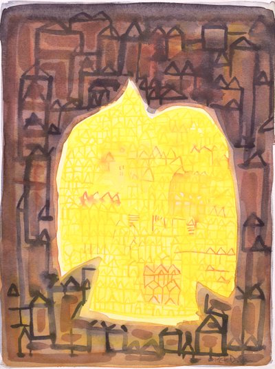 العودة إلى المدينة ، 1990 (مرحاض) بواسطة بيتر ديفيدسون